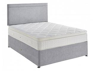5FT Carrie Pillow Top Pocket Spring & Visco Elastic Memory Foam Divan Bed Set